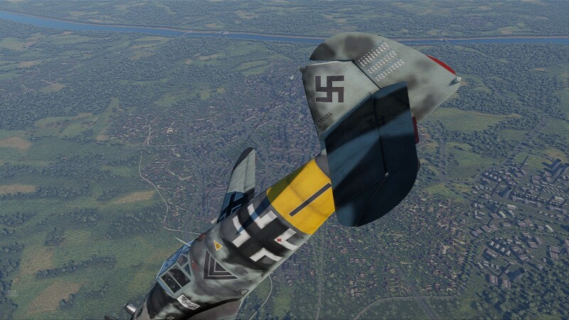 空军- bf109g6/as "轰炸机杀手"ritterkreuz座机【王牌飞行员系列】